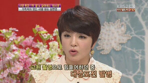 김현영, 대상포진에 목숨 위협 받아 “고정 프로 3개였지만 활동 중단”