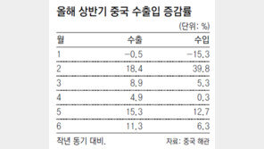 [Global Economy]中 수출입 증가율 한달만에 다시 하락세… 내수위축 ‘먹구름’
