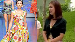 고소영, 모델과 같은 옷 입고 ‘비교샷에도 굴욕 無’