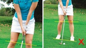 [르꼬끄골프와 함께 하는 김하늘의 실전 레슨] 내리막서 공 띄우려다 ‘땅 치고 후회’