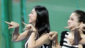 [포토] 치어리더, 섹시 스트라이프로 굴곡진 몸매 강조