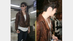 김재원, 남성미 물씬나는 공항패션 ‘빈티지바이크룩’