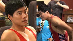 ‘황태자’ 우지원, ‘쫄쫄이’ 레슬링복에도 굴욕없는 몸매