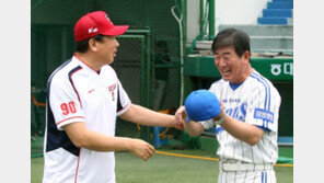 류중일 “훈련중”…선동열 “훈련은 무슨∼”