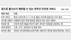 보이스톡 - P2P 서비스 통신사가 차단할수 있다