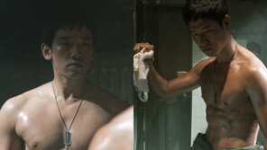 ‘월드스타’ 정지훈 VS ‘대세남’ 유준상 복근 공개