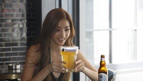 한채영, 맥주잔들고 “건배~”…‘잔보다 작은 얼굴크기’ 