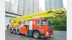 [부산/경남]70m짜리 사다리차 국내 첫 도입… 부산소방본부 해운대 배치