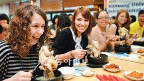 “한국 삼계탕 맛 최고”