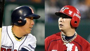 나지완 김현수 ‘쿨한 화해’