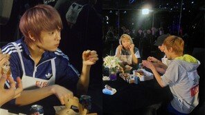 틴탑, 초복 맞아 치킨 몸보신 셀카 공개