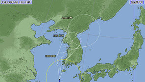 “카눈, 방향 급격히 틀어 수도권에 큰 영향?”
