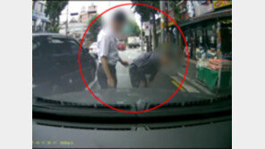 [영상] 수유리 배회남 ‘자해 공갈’ 실패 “머리 밟고 갈뻔…”