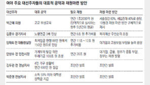 노령연금 5년내 3배로… 통큰 공약, 깡통 재원