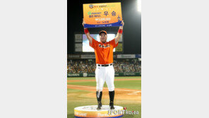 [올스타전 포토] 김태균 ‘홈런왕은 내 껍니다’