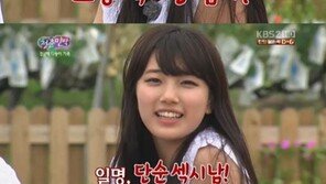 수지 이상형 “아무 것도 안해도 섹시한 남자”