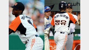 [올스타전 이모저모] 유먼-강민호 기발한 유니폼 눈길