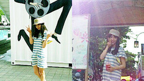 박하선, 수수한 일상에서도 눈에 띄는 ‘11자 각선미’