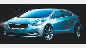 기아車, 포르테 후속 ‘K3’ 이미지 공개