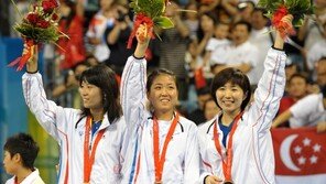 한국 여자탁구 KAL기 타고 훨훨