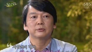 안철수 출연 ‘힐링캠프’ 자체최고 시청률 ‘기쁘지 아니한가!’
