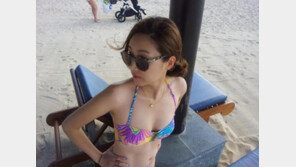 개그우먼 김지혜, 군살없는 비키니 몸매 ‘애엄마 맞아?’