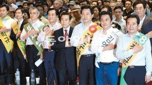 光州 간 민주 주자들 “DJ 이을 적임자는 나”