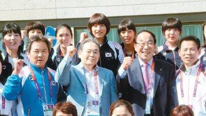 [런던 올림픽 D-1]“파이팅!” 이건희 회장 런던선수촌 방문