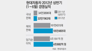 현대차, 내수 부진 해외서 만회