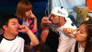 허각-에이핑크-마리오, 바캉스 떠나 텐트 치고…‘더위 탈출’