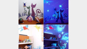 야광으로 꾸민 방 “놀이동산이 따로 없네… 잠이 올까?”