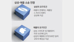 삼성-애플, 美서 25억달러 특허전쟁 돌입