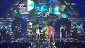 비에이피(B.A.P), 강렬 사투리 ‘싸나이랩’ 파격무대 눈길
