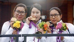 [런던 2012]‘세계 최강’ 한국 女 양궁 올림픽 7연패…금메달 획득!