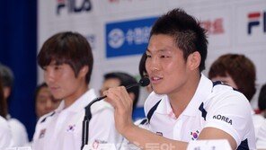 [클릭런던] AP가 찍은 김재범, 올림픽 첫 금 예감