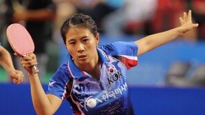 [런던 2012] 한국 탁구, 결국 김경아만 남았다