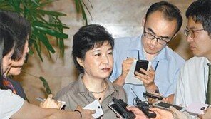 박근혜 “安 재벌구명, 우리가 그런것 고치려는것”