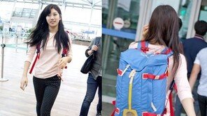 수지 공항 패션 ‘눈길’… “독특한 패션! 이런 센스가 다 있었네~”