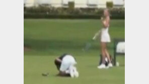 [영상] 샤라포바, 강서브로 조코비치 급소 강타 화제