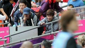 박지성-이청용, 올림픽 태극전사 응원 ‘훈훈’