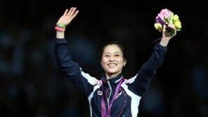 [런던 2012]무명에서 金까지…미녀검객 김지연 비결은 발!
