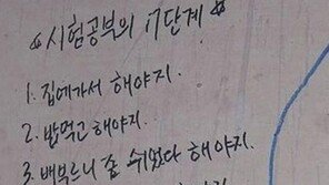 시험기간 7단계, 학생이면 폭풍공감 ‘결국엔 멘붕’