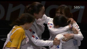 [영상] 펜싱 여자 동메달, 단체전 최초 메달 하이라이트 영상!