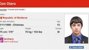 [런던 2012] ‘몰도바 원빈’ 올라루, 올림픽 꽃미남 등극…김법민에게 패배