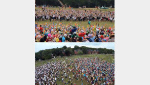  4천명 물총 싸움, 진풍경에 ‘더위가 싹 가시는 듯’