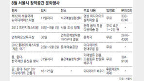 [수도권]쿨하게~ 도심서 예술 즐기며 피서할까