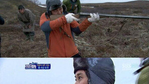 김병만 사격실력도 올림핌 메달감?…한반에 오리 명중