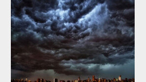 뉴욕 공포 구름, 공포 영화의 한 장면? ‘오싹하네’