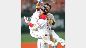 박병호 “끝내준 안타, 1경기 3홈런 보다 짜릿”