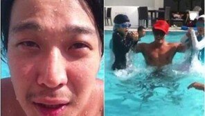 하하 김종국 헬스 강좌 ‘수영장에서 찰진 근육 과시?’